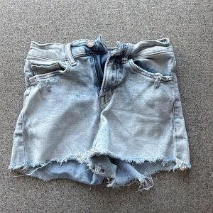 Light Blue Denim Women Shorts